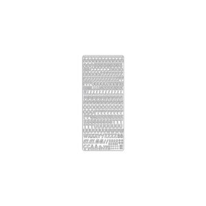 Decorstix 10x23cm bogstav h9mm guld