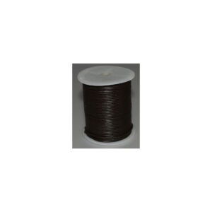 Lædersnøre 2mm/1m brun
